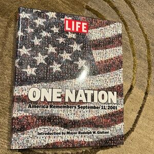 ~Life~ One Nation - America Remembers 9/11 Hardcover Book